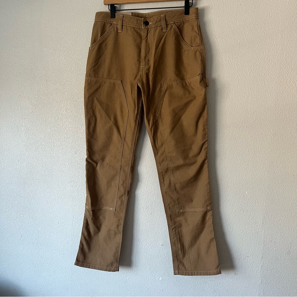 Patagonia Women's Slim All Seasons Hemp Pants Khaki Brown Carpenter Sz 10X31 NEW
